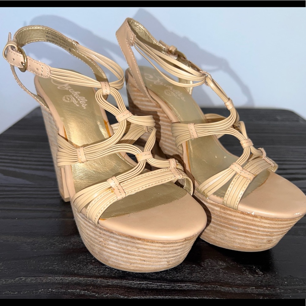 Seychelles Strappy Nude Heel